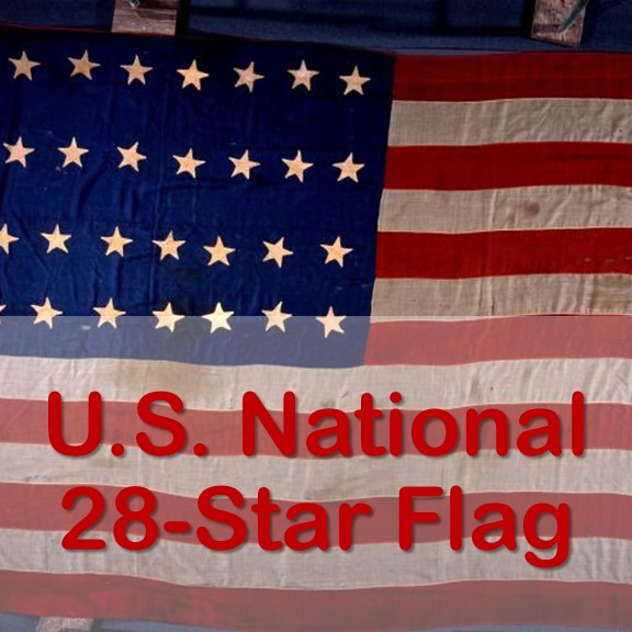 U.S. National 28-Star Flag