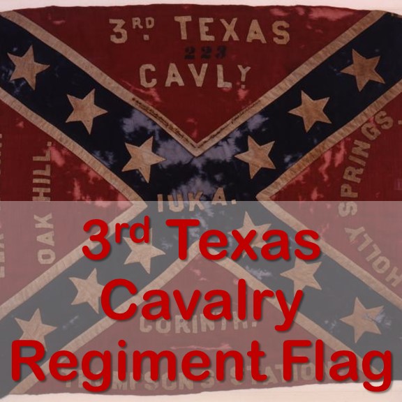 Third Texas Cavalry Regiment Flag