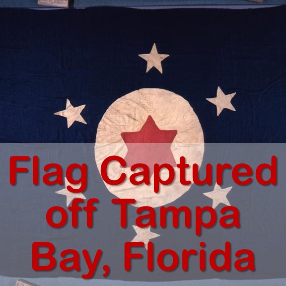 Flag Captured off Tampa Bay, Florida
